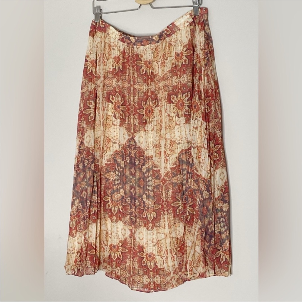 Anthropologie Akemi + Kin Laurel Canyon Midi Skirt Size Medium sz 6 8 10 - Picture 5 of 5